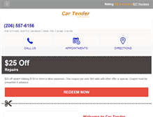 Tablet Screenshot of car-tender.com